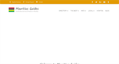 Desktop Screenshot of mauritiusguides.com