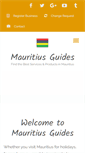 Mobile Screenshot of mauritiusguides.com